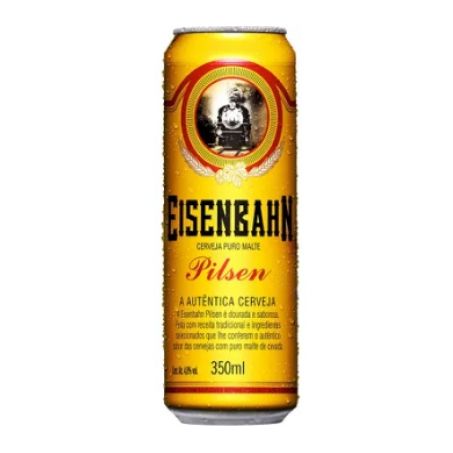 Cerveja eisenbahn pilsen lata 350ml caixa com 12 unidades