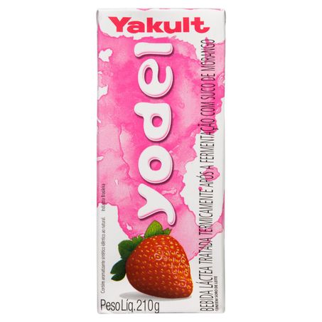 BEBIDA LÁCTEA MORANGO YAKULT YODEL