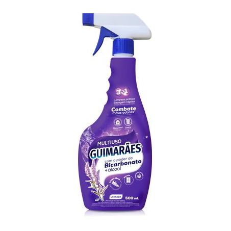 Limpador multiuso guimarães 500ml bicarbonato lavanda