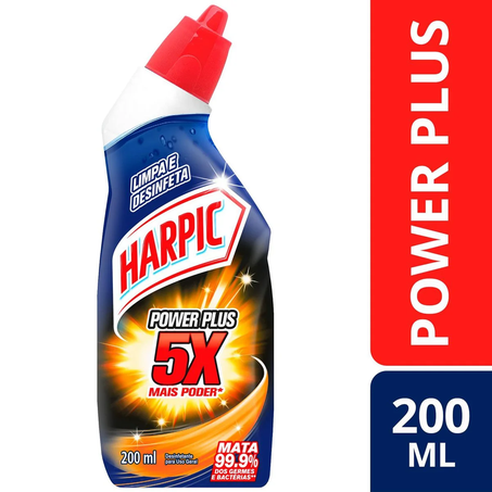 DESINFETANTE HARPIC POWER PLUS LÍQUIDO 200ML
