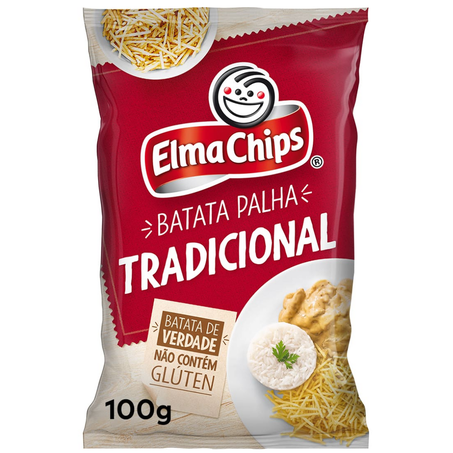 Batata palha elma chips 100g tradicional