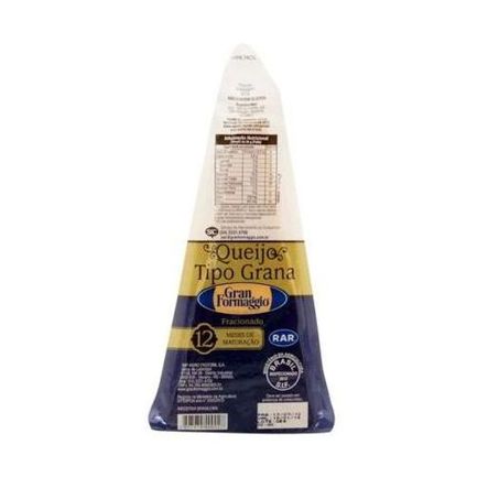 QUEIJO PARMESÃO RAR TIPO GRANA FRACIONADO KG