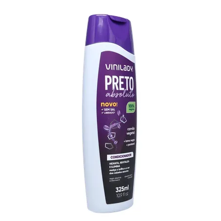 Condicionador Vinilady Preto Absoluto Frasco 325ml 360-32