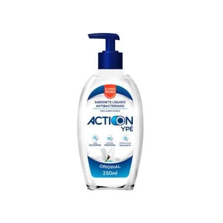 Sabonete liquido action ypê 250ml antibacteriano
