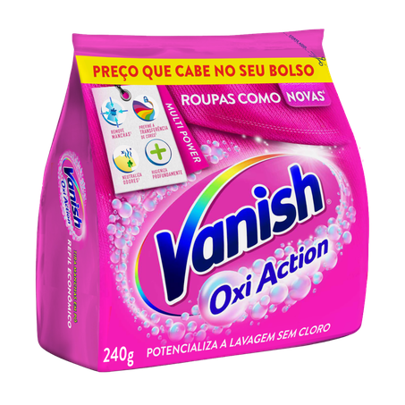 Tira Manchas Vanish Em Pó Oxi Action Sachê 240g 
 