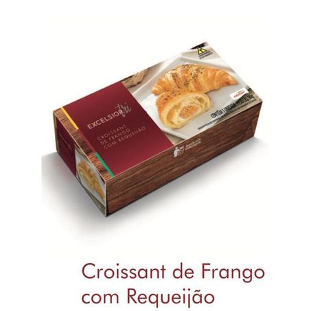 CROISSANT EXCELSIOR TRI 90GR FRANGO  C/REQUEIJÃO