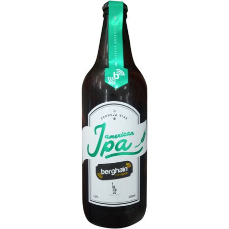 CERVEJA BERGHAIN AMERIC IPA 600ML