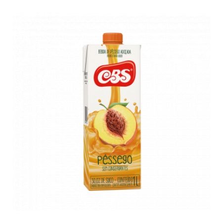 Suco cbs pessego 1l