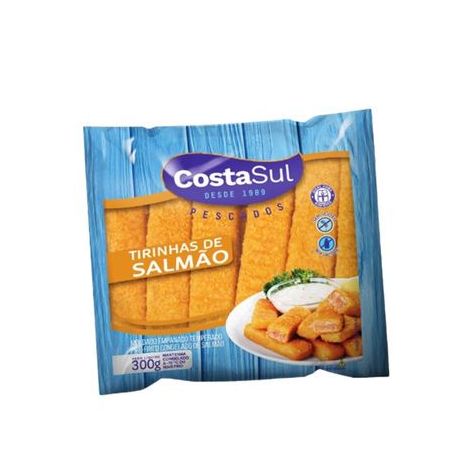 TIRINHAS DE SALMÃO COSTA SUL EMPANADA 300G