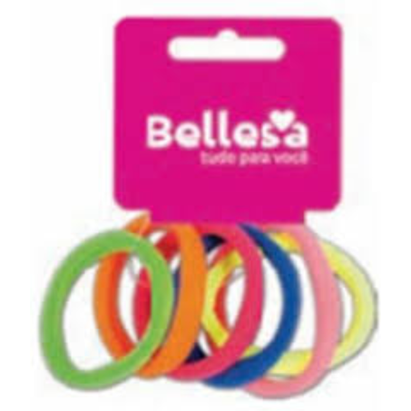 Elastico p/cabelo bellesa collors 0121-b c/12un