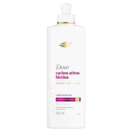 Creme para Pentear Dove 355ml - Cacheados