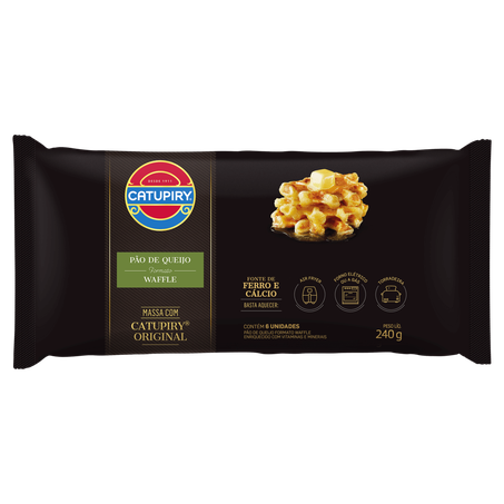 Pão de queijo waffle catupiry 240g