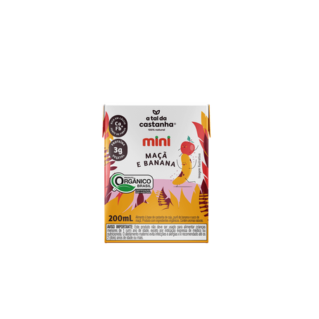 BEBIDA VEGETAL MAÇA E BANANA 200ML - A TAL DA CAST