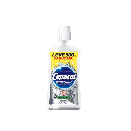 Enxaguante Bucal Cepacol Whiten Leve 500ml Pague 350ml 
 
