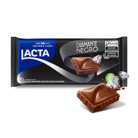 Chocolate Lacta Diamante Negro 80g