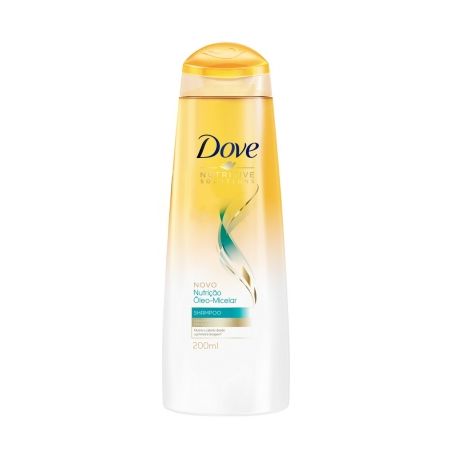 SHAMPOO DOVE 200ML NUTRIÇÃO ÓLEO MICELAR