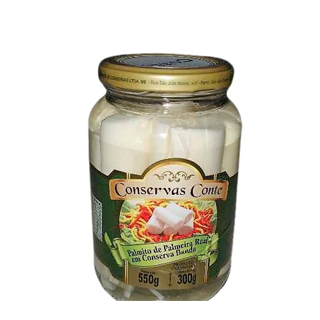Palmito conte 550g tolete
