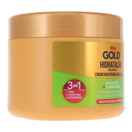 Creme de Tratamento Niely Gold Água de Coco 430g 360-31