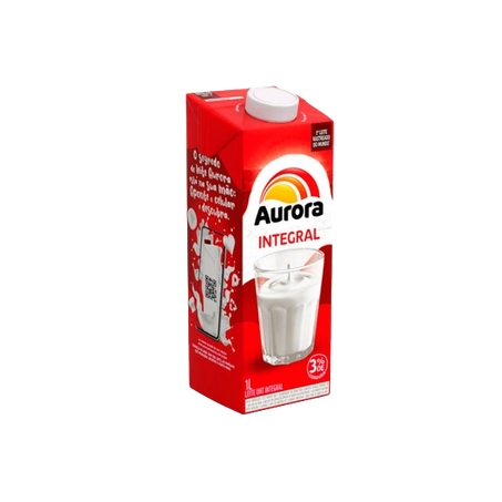 Leite aurora integral 1l
