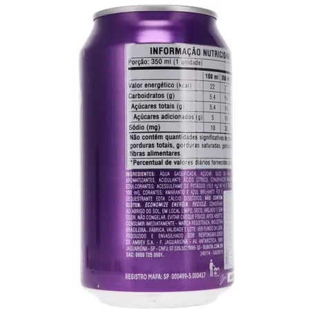 Refrigerante de Uva Sukita Lata 350ml 360-14