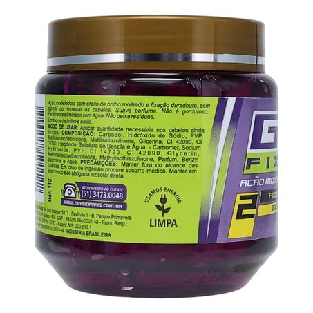 Gel fixador sergio paris brilho m.media 360-3