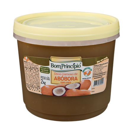 Bom principio-doce 2kg abobora coco