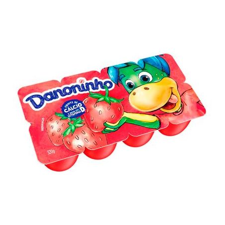 Petit Suisse Danoninho Queijo Morango 320g