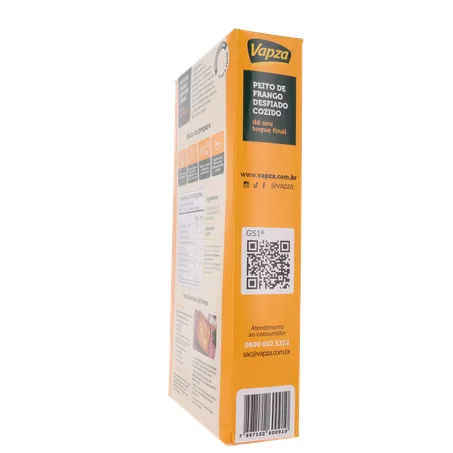 Peito de Frango Vapza Desfiado E Cozido Caixa 400G 360-25