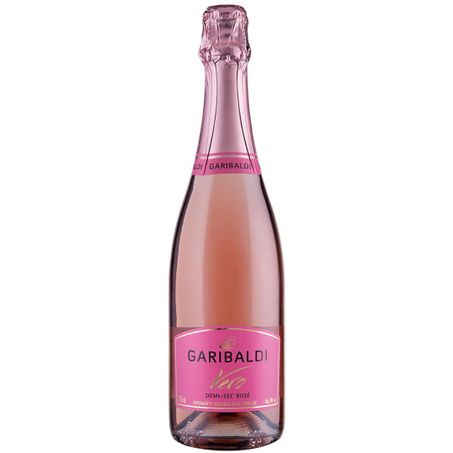 Espumante garibaldi 750ml vero demi sec rose