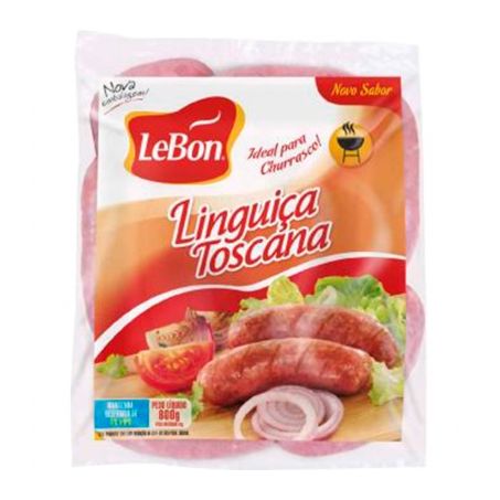 Lebon-linguica churrasco 800g cong. pct