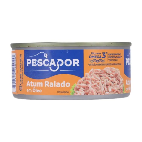 ATUM PESCADOR RALADO ÓLEO 140G 360-35