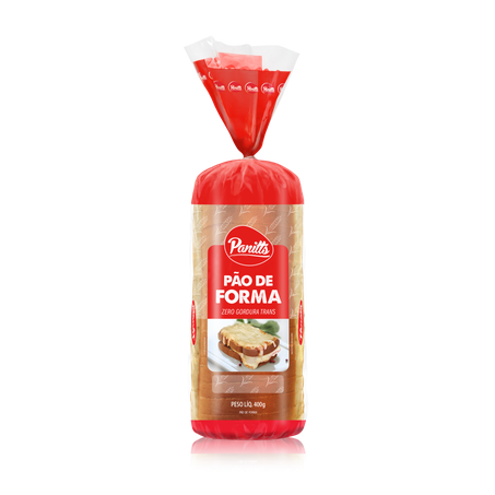 Pão panitts 450g forma tradicional zero gorduras trans