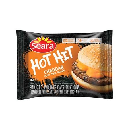 Sanduiche seara hot hit cheddar 145g