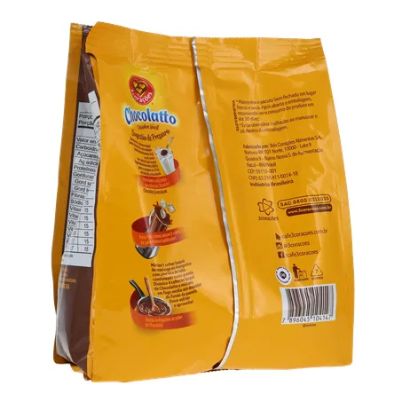 ACHOCOLATADO 3 CORAÇÕES CHOCOLATTO SACHÊ 560G 360-16