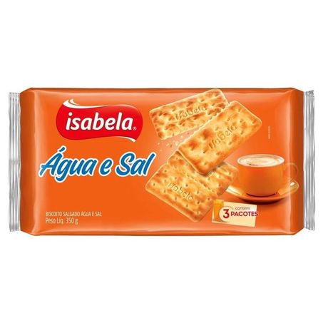BISCOITO AGUA/SAL ISABELA 350G
