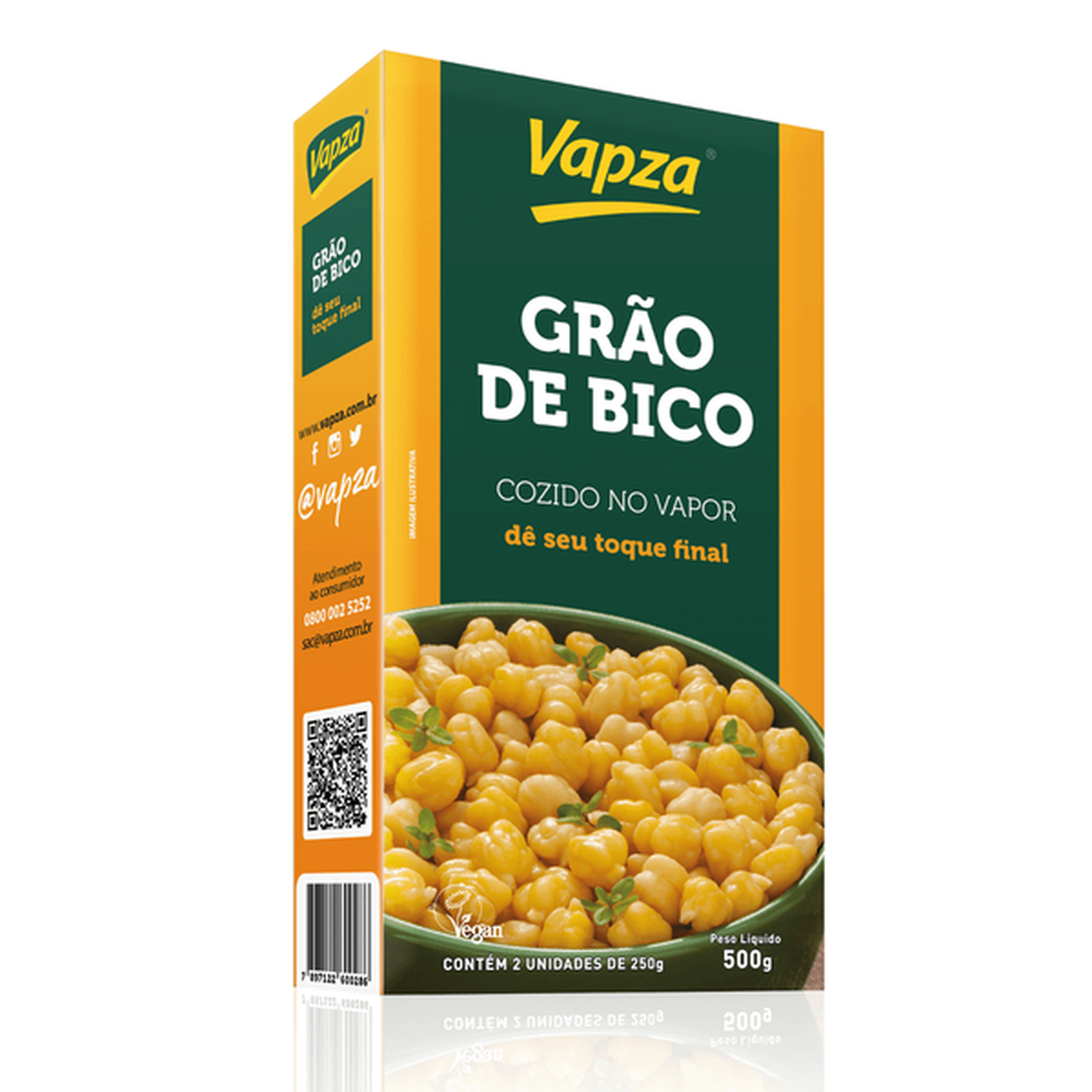 GRAO DE BICO VAPOR VAPZA 500G