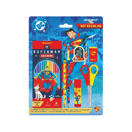 KIT ESCOLAR SUPERMAN LEO&LEO 10841                
