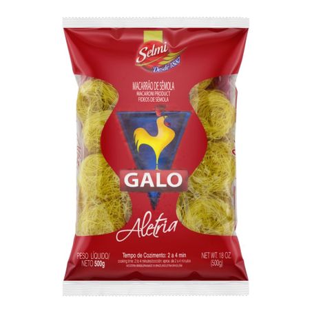 MACARRÃO DE SÊMOLA ALETRIA GALO