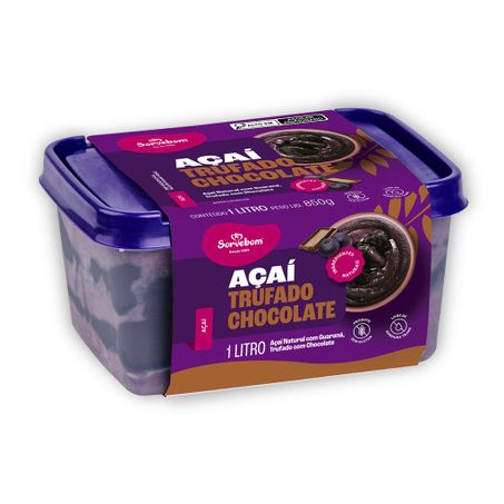 Acai sorvebom truf c/chocolate 1l