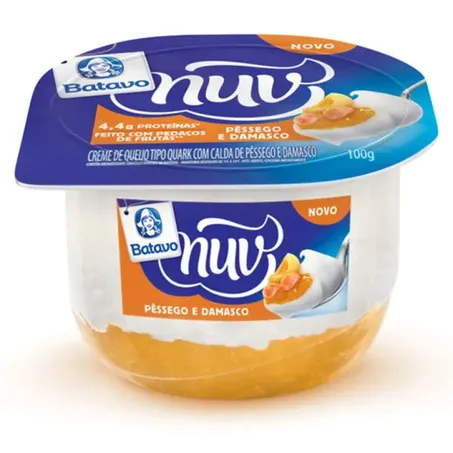 Iogurte Batavo Nuv Quark Damasco 100g