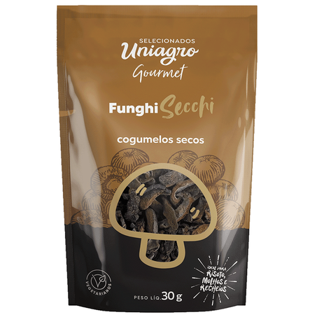 COGUMELO FUNGHI SECCHI SECO UNIAGRO 30G