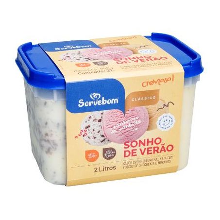 Sorvete sorvebom sonho de verão 2l