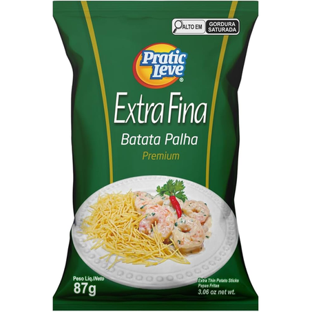 Batata Palha Pratic Leve 87g Extra Fina
