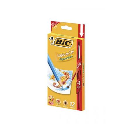 LAPIS BIC C/12 COLORS AQUARELAVEL