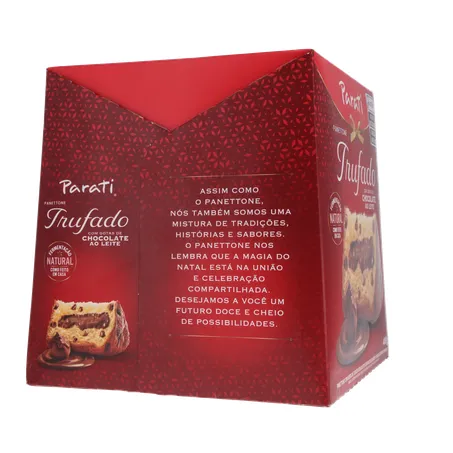 Panettone Parati Trufado com Gotas de Chocolate Ao Leite Caixa 400gr 360-29