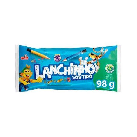 Kit Salgadinho Lanchinho Sortido Elma Chips 98G com 5 Unidades