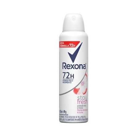 DESOD.REXONA AER WOMEN FLORES BRANCAS E LICHIA 150