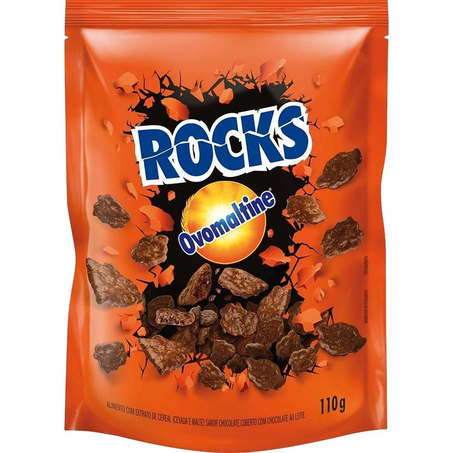 Chocolate Rocks 110g - Ovomaltine - Ao Leite