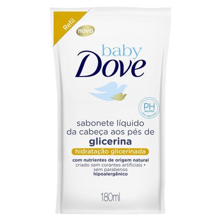 Sabonete liq. dove baby gliceri sc 180ml