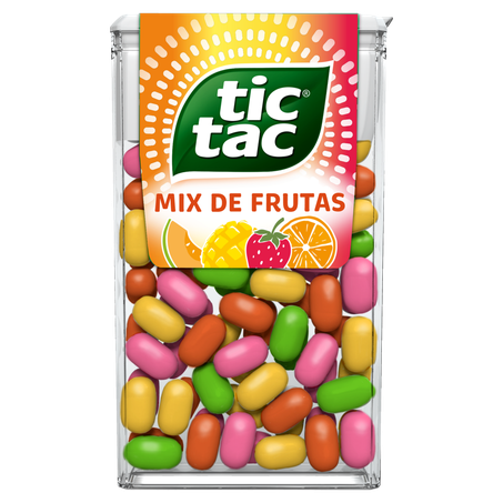 Tic tac pastilhas sabor mix de frutas 49g